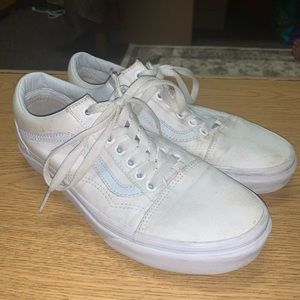 White Vans Old Skool!